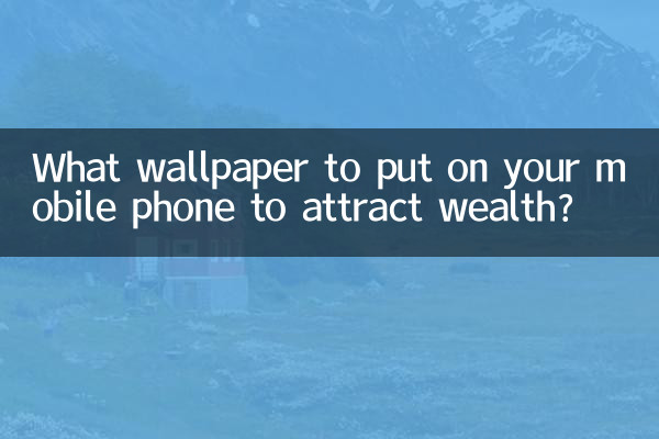 手機放什麼壁紙招財