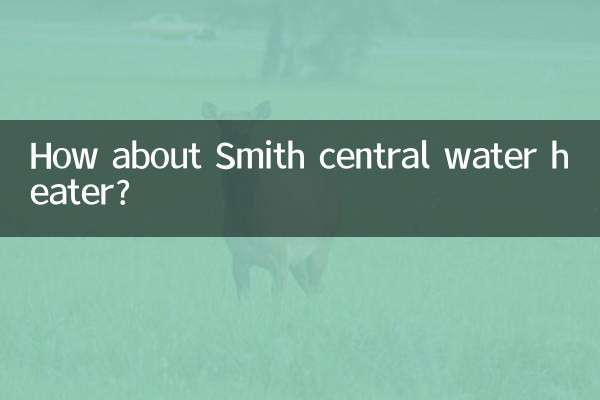 Как насчет центрального водонагревателя Smith?