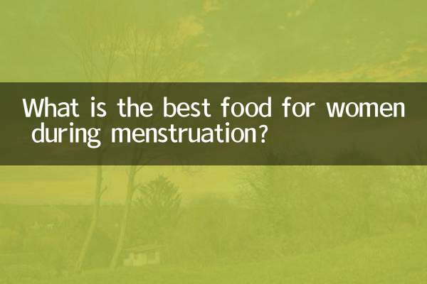 Qual è il cibo migliore per le donne durante le mestruazioni?