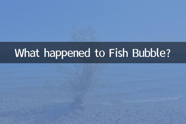 Qu'est-il arrivé à Fish Bubble ?