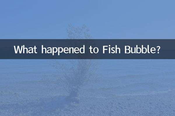 Qu'est-il arrivé à Fish Bubble ?