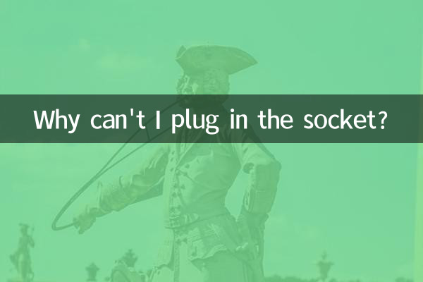 Why can't I plug in the socket?