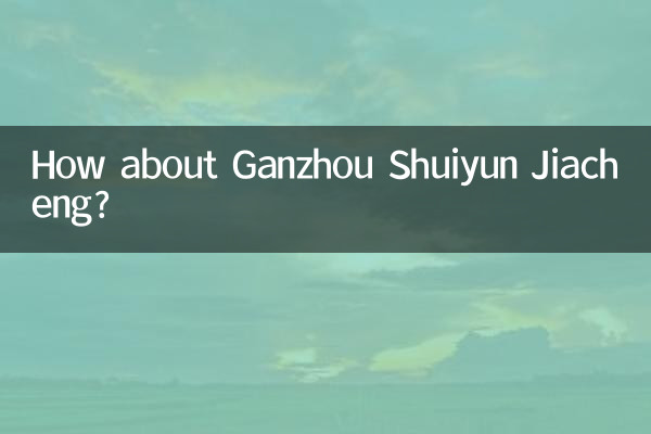 Che ne dici di Ganzhou Shuiyun Jiacheng?