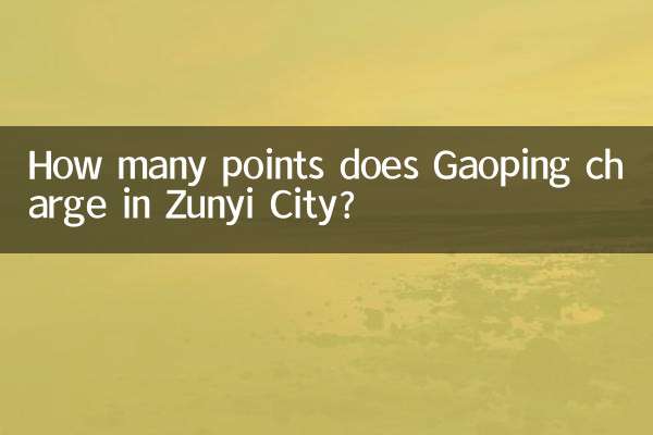 জুনি সিটিতে গাওপিং কত পয়েন্ট চার্জ করে?