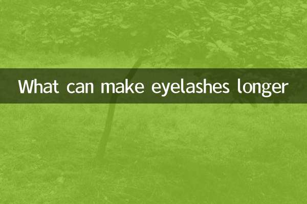 What can make eyelashes longer
