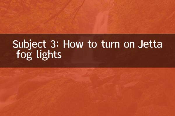 Assunto 3: Como ligar os faróis de neblina do Jetta