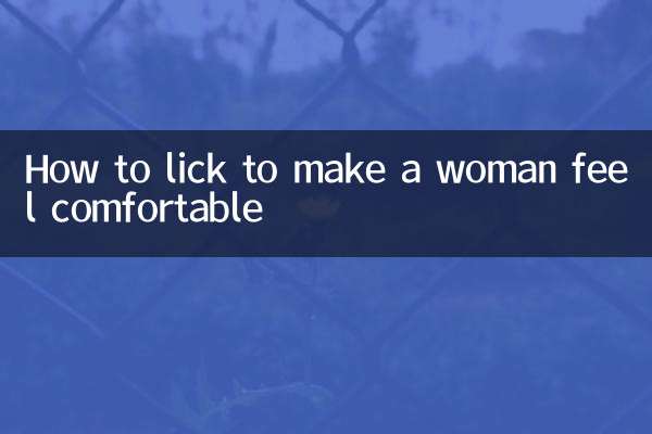 Cómo lamer para que una mujer se sienta cómoda