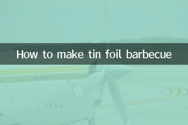 アルミホイルバーベキューの作り方