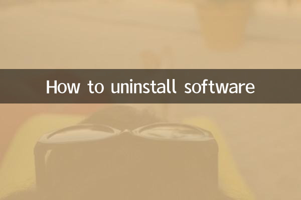 Как удалить программное обеспечение