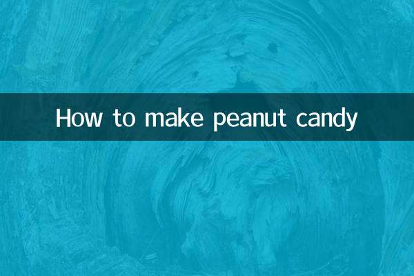 Как приготовить арахисовые конфеты