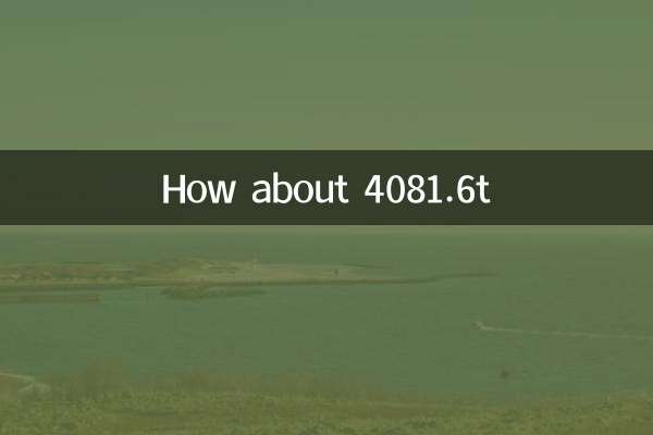 Che ne dici di 4081,6t