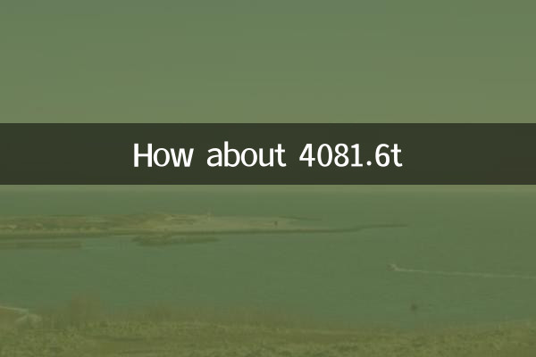 Che ne dici di 4081,6t