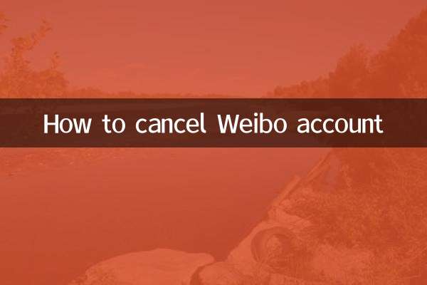How to cancel Weibo account