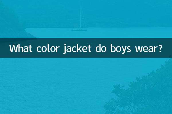 Welche Jackenfarbe tragen Jungen?