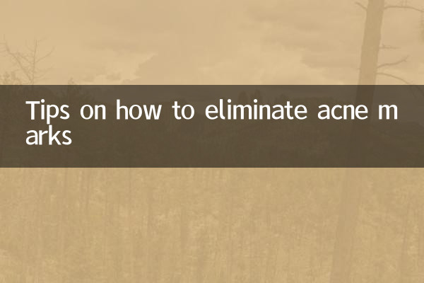 Tips on how to eliminate acne marks