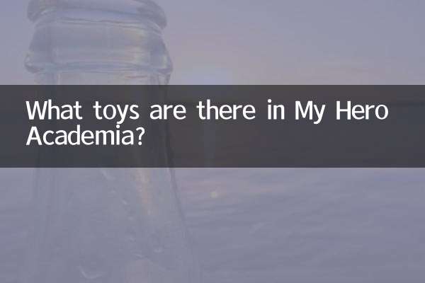 Que brinquedos existem em My Hero Academia?