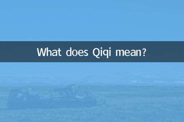 Qiqiとはどういう意味ですか？