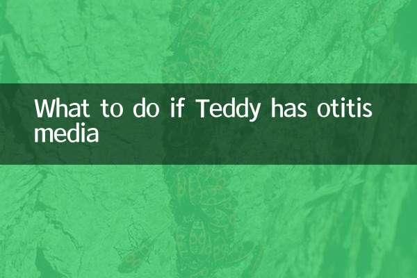 O que fazer se Teddy tiver otite média