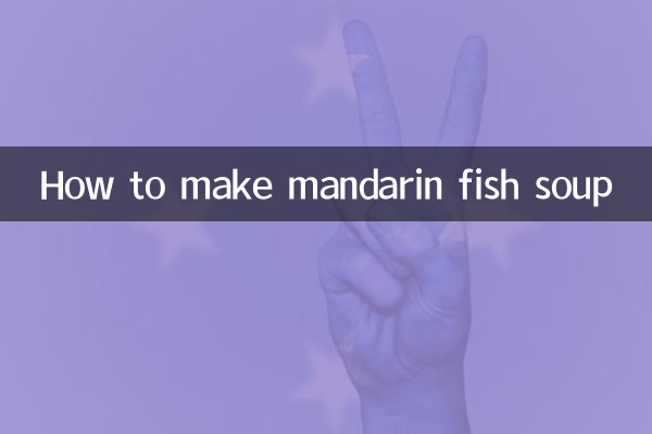 Come preparare la zuppa di pesce al mandarino