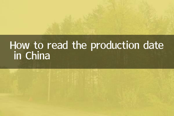 So lesen Sie das Produktionsdatum in China ab