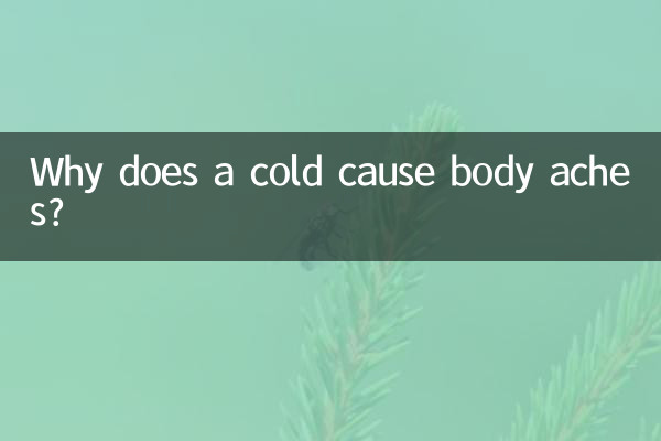 ঠান্ডা লাগার কারণে শরীরে ব্যথা হয় কেন?