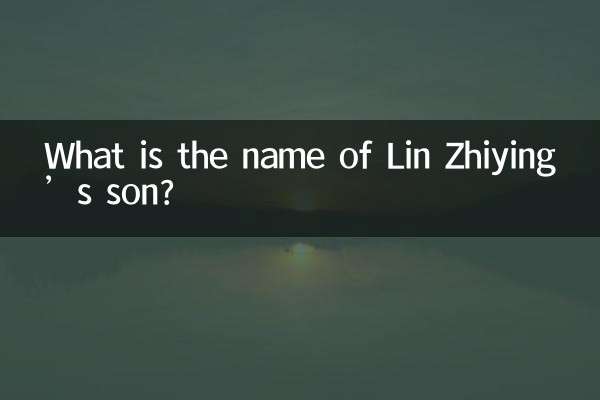 Qual é o nome do filho de Lin Zhiying?