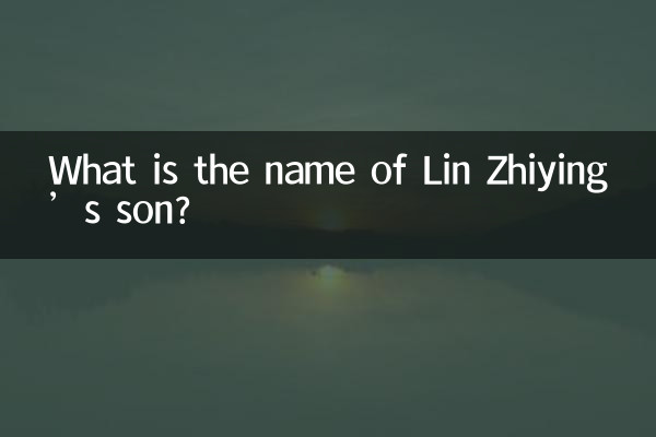Quel est le nom du fils de Lin Zhiying ?