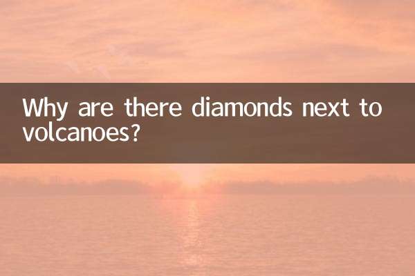 Почему рядом с вулканами находятся алмазы?