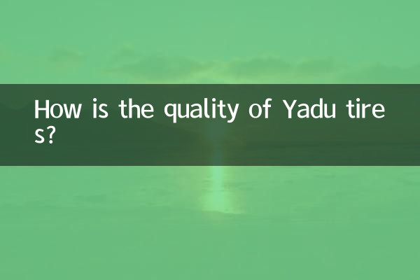 Wie ist die Qualität der Yadu-Reifen?