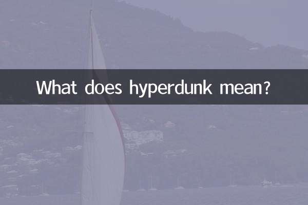 Cosa significa iperdunk?