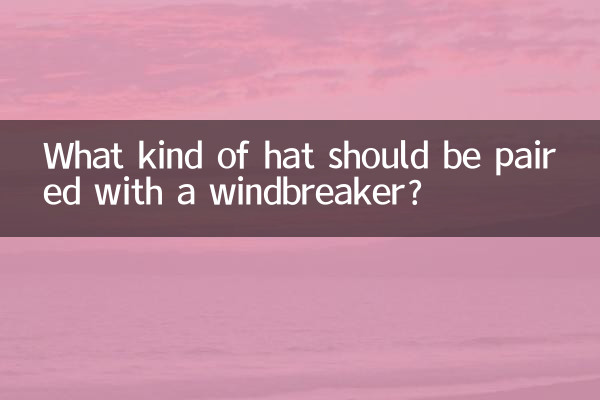 Какую шапку следует сочетать с ветровкой?