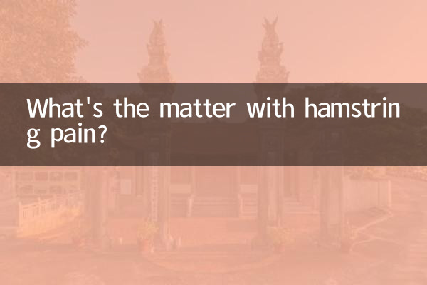 What's the matter with hamstring pain?