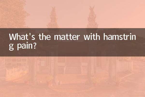 ہیمسٹرنگ درد کی کیا بات ہے؟