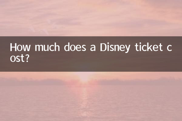 How much does a Disney ticket cost?