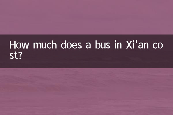 西安公交車多少錢