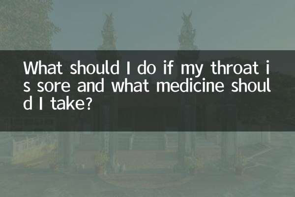 O que devo fazer se minha garganta estiver dolorida e que remédio devo tomar?