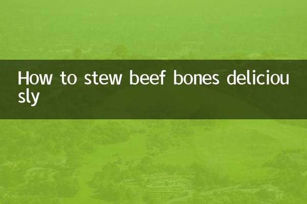 So schmoren Sie Rinderknochen köstlich