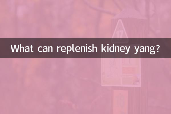 What can replenish kidney yang?