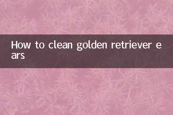 So reinigen Sie die Ohren eines Golden Retrievers