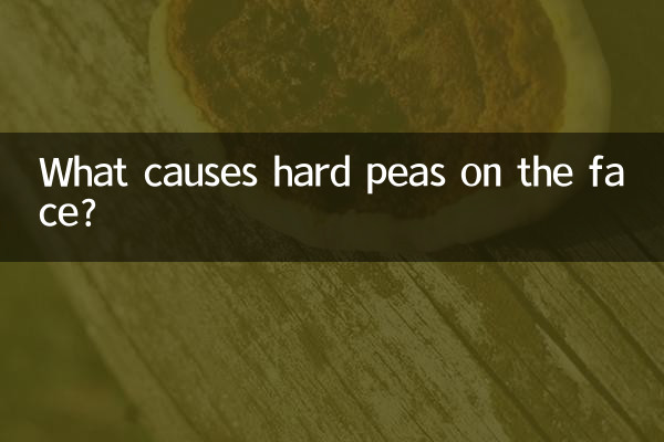 چه چیزی باعث ایجاد نخود سفت روی صورت می شود؟