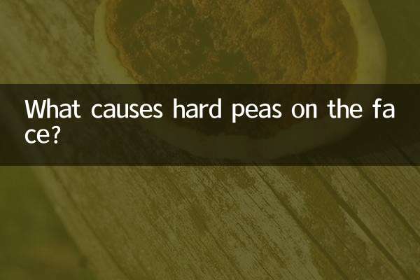 脸上长硬豆豆是什么原因