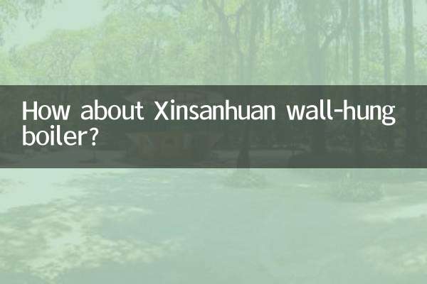 Qu'en est-il de la chaudière murale Xinsanhuan ?