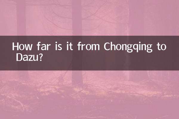 चोंगकिंग से दाज़ू कितनी दूर है?