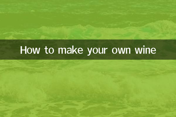 So stellen Sie Ihren eigenen Wein her