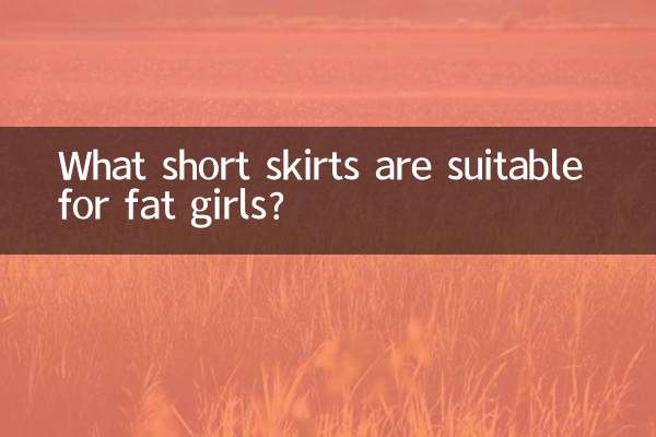 Welche kurzen Röcke eignen sich für dicke Mädchen?
