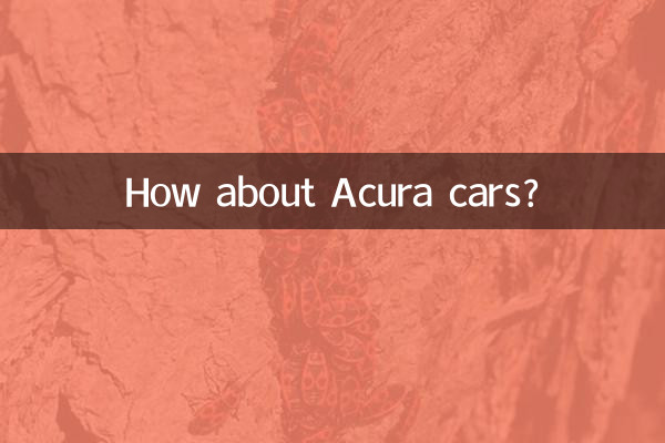 Wie wäre es mit Acura-Autos?