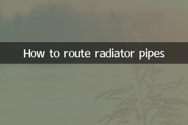 Cómo enrutar los tubos del radiador