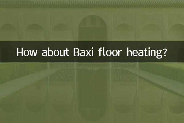 Wie wäre es mit einer Baxi-Fußbodenheizung?