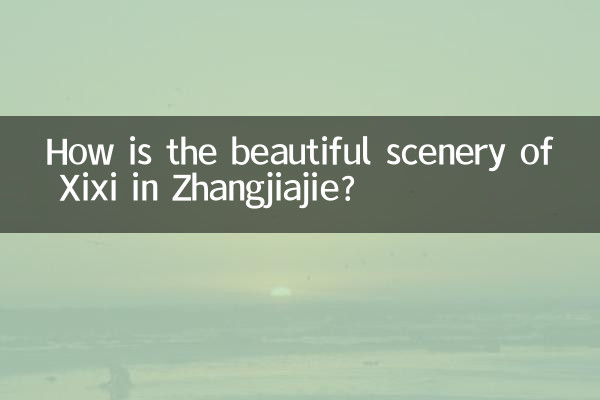 Comment sont les magnifiques paysages de Xixi à Zhangjiajie ?