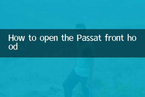 So öffnen Sie die Fronthaube des Passat